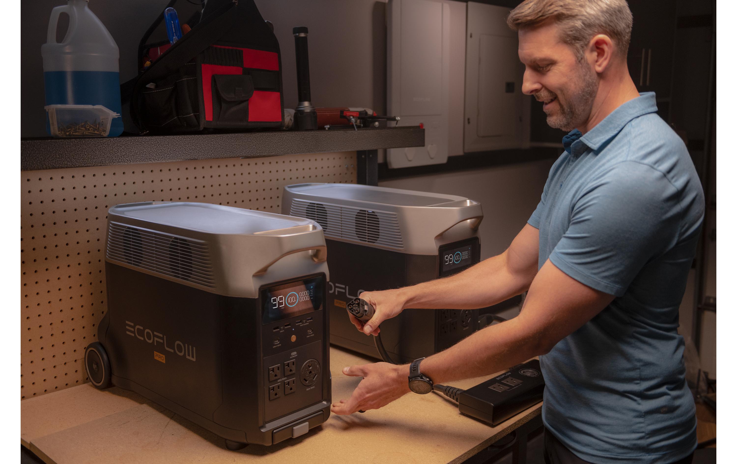 EcoFlow Delta Pro Power Station 3600 Wh: Flexible, Erweiterbare Notstromversorgung für Zuhause