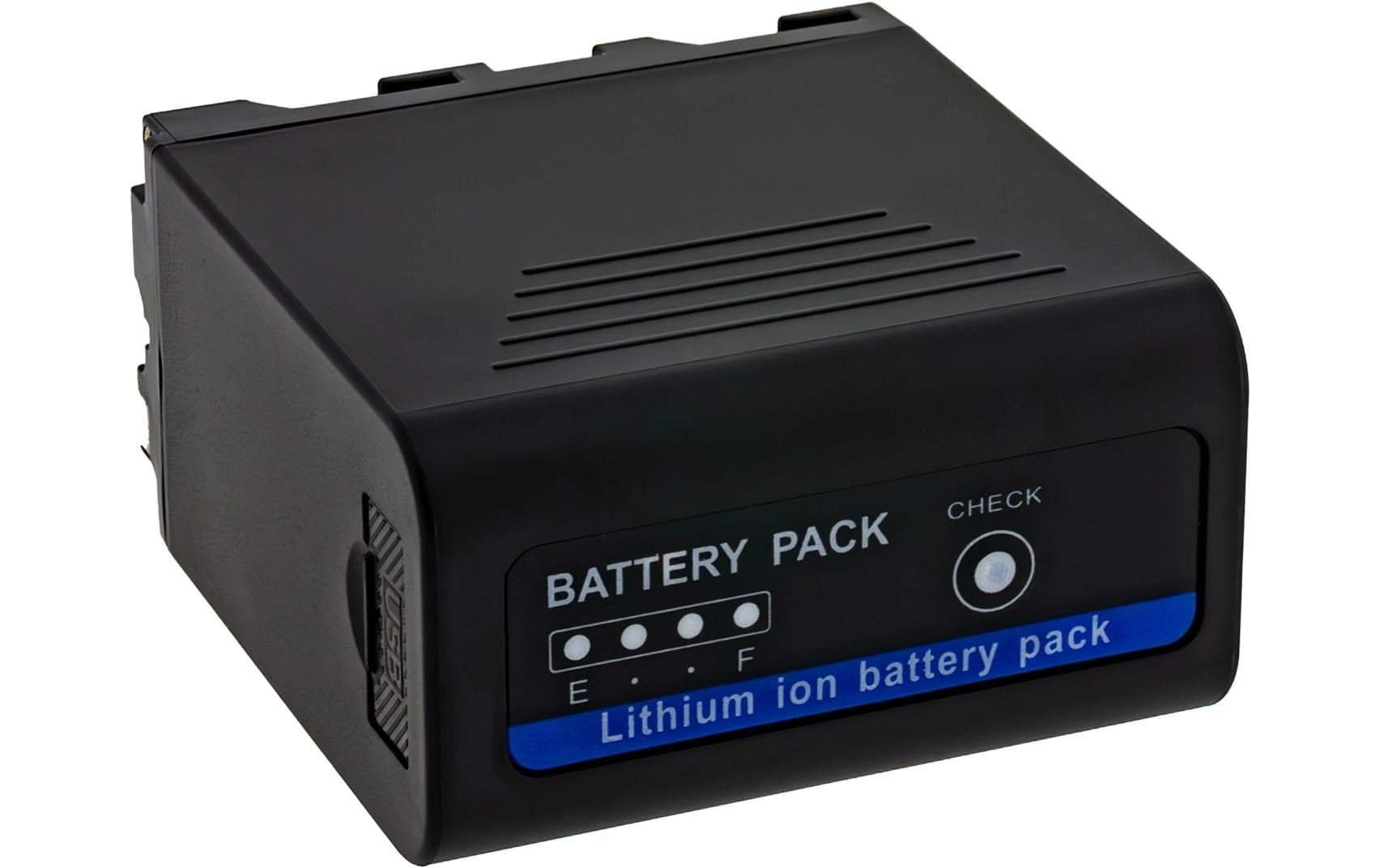 Der Patona NPF 970 Akku Platinum (10.500mAh) verfügt über eine Ladestandsanzeige, CHECK-Taste, Frontbeschriftung und funktioniert als USB-C 20W-PD Powerbank mit Li-Ion Markenzellen und USB-A-Ausgang.