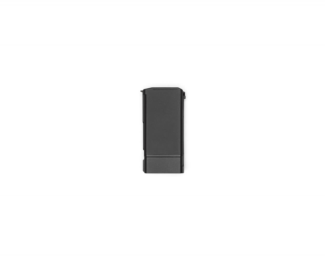 Ein schlanker, schwarzer, rechteckiger DJI Enterprise Akku LiPo 5880 mAh 26,1 V TB30 für die Matrice 30 hebt sich von einem schlichten weißen Hintergrund ab und spiegelt die Präzision und das Design wider, die für die Brushless-Antriebe-Technologie stehen.