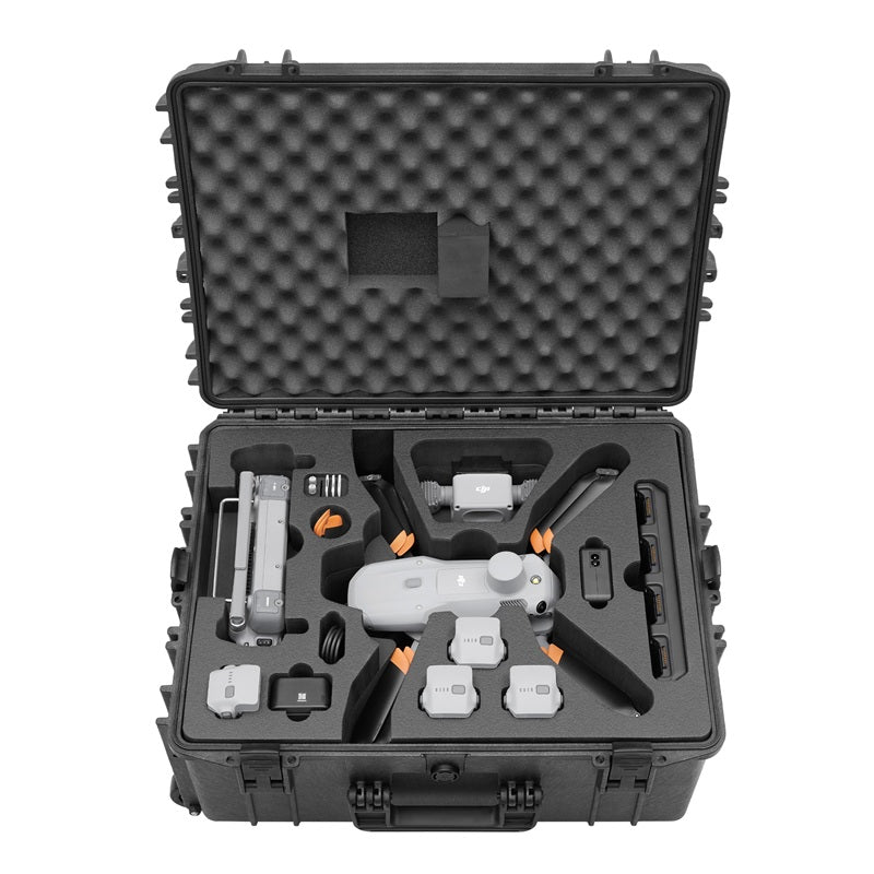 TomCase XT540 Inlay mit Drohne, Akkus und Zubehör