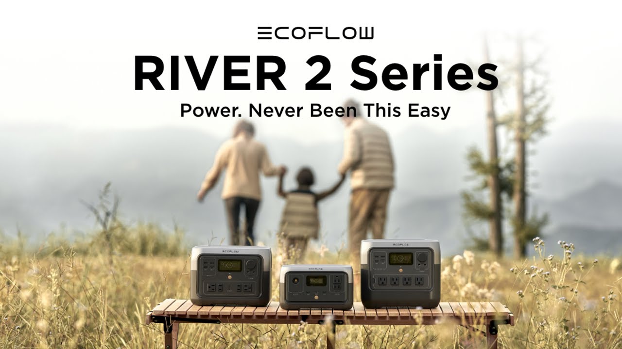 EcoFlow RIVER 2 Max Tragbare Power Station 512Wh LiFePo4 – Ultraschnelle 60-Minuten-Ladung