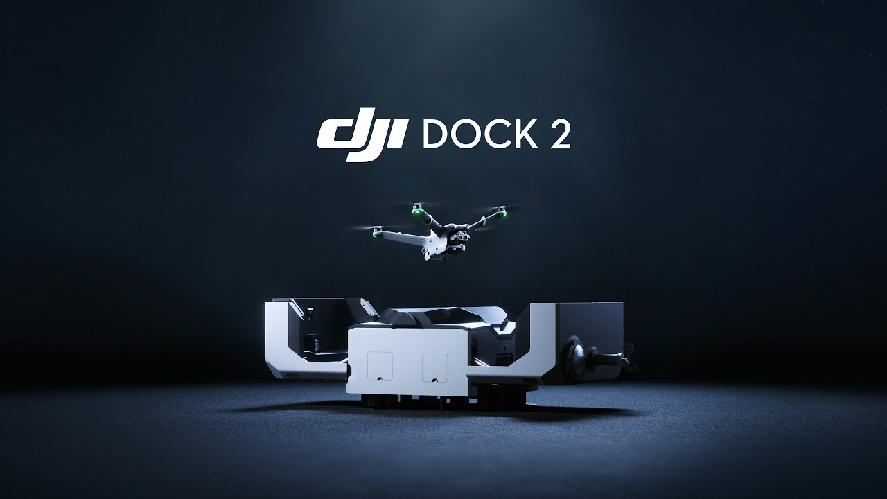 DJI Matrice 3 TD im Flug oberhalb der Dock 02 Plattform