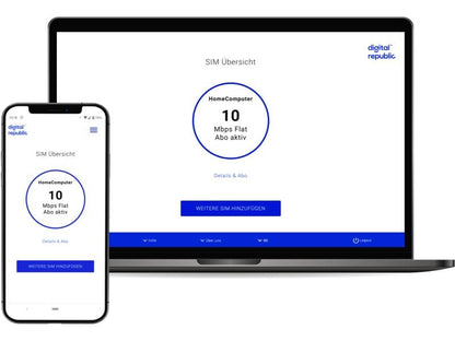 Digital Republic Daten-SIM – 365 Tage 0.4 Mbps