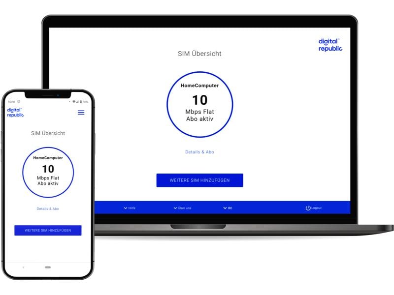 Digital Republic Daten-SIM – 365 Tage 0.4 Mbps