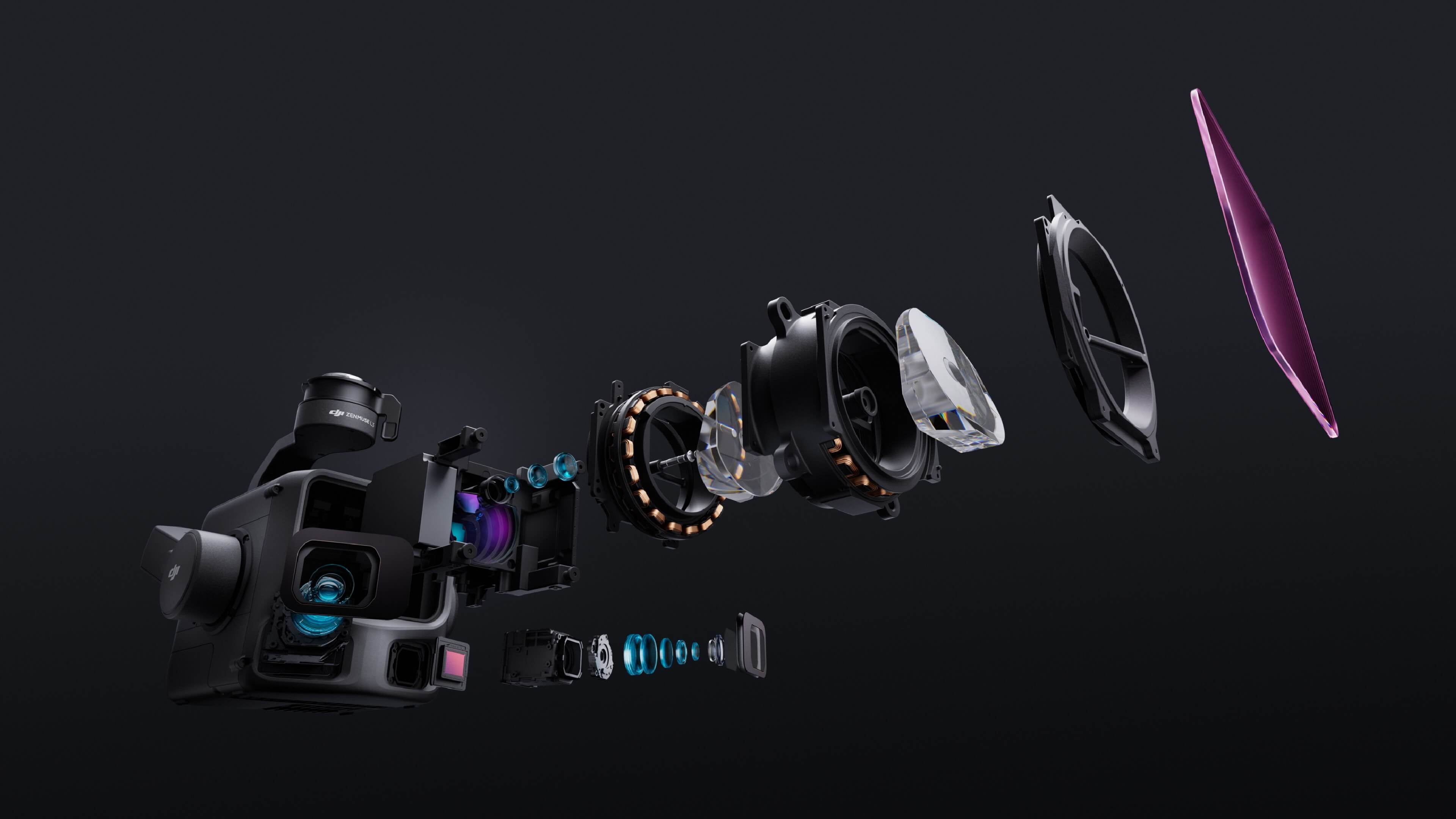 DJI Zenmuse L3: Hochpräzises Luft-LiDAR-System mit Dual-100MP-RGB-Kameras für professionelle Vermessung und Kartierung