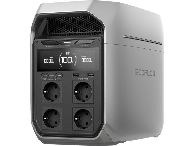 EcoFlow DELTA 3 Plus 1024 Wh Portable Powerstation LiFePo4 Akku, schnell, leise
