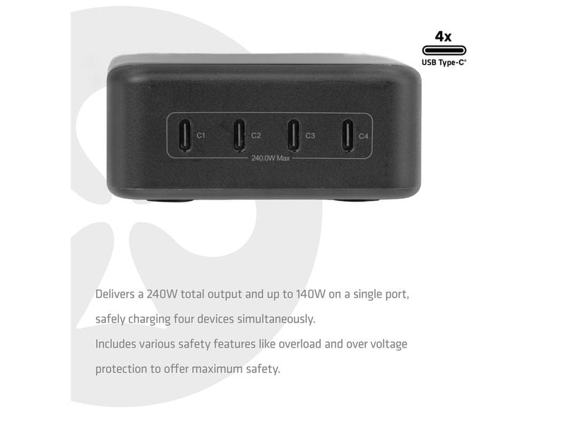 Club 3D CAC-1933 GaN 240 W USB-C