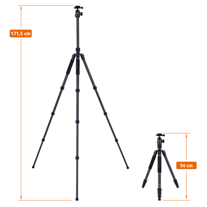 Stativ Rollei C6i Carbon - Stabil und leicht
