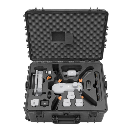 TomCase XT540 Inlay mit Drohne, Akkus und Zubehör
