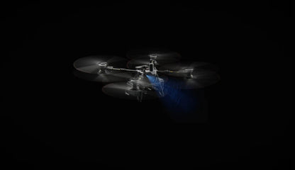 DJI FlyCart 100 im Nachtflug – Transportdrohne mit Positionsbeleuchtung